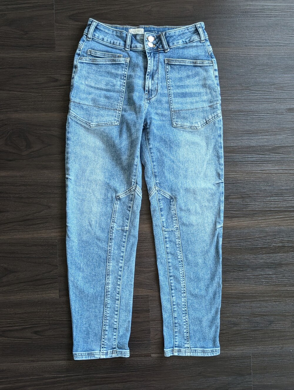 Anthropologie Pilcro The Wanderer Mid-Rise Relaxed Jean Boho 27
